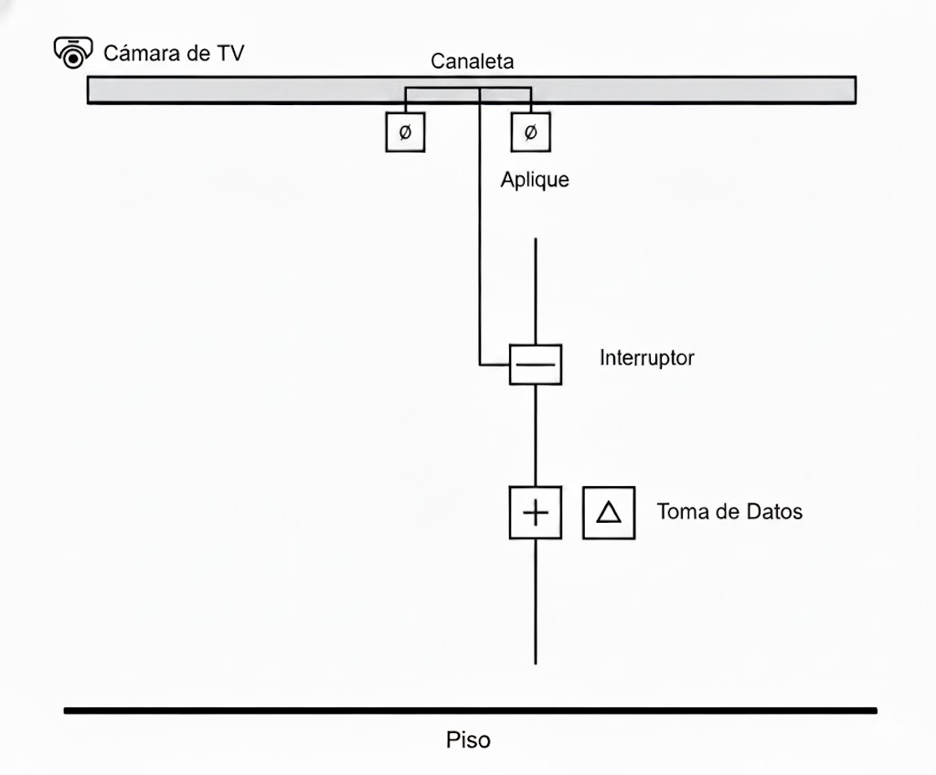 Esquema Columna Vertebral Eléctrica MAB-ARON